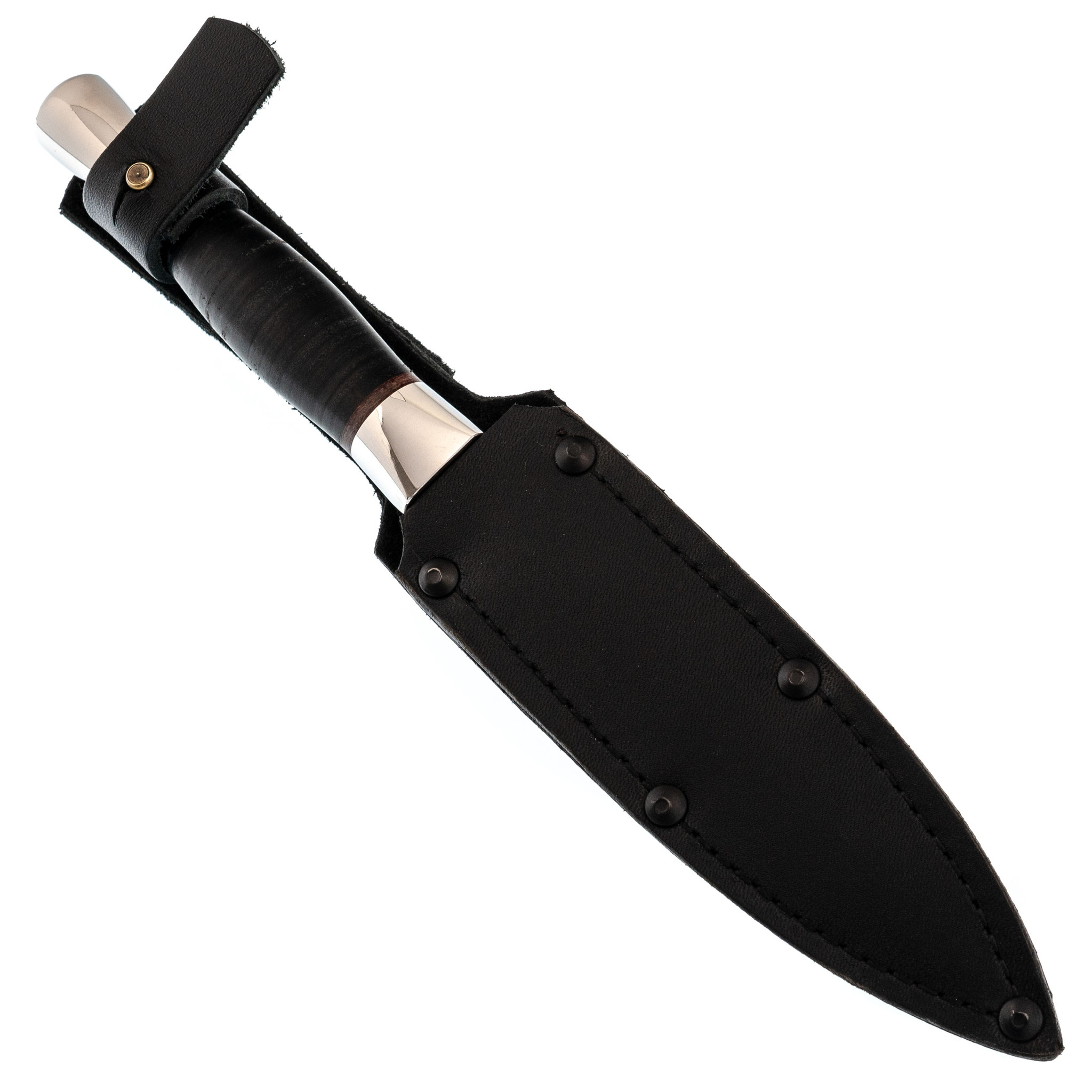Нож Горец-3М, сталь 95х18, кожа - фото 4