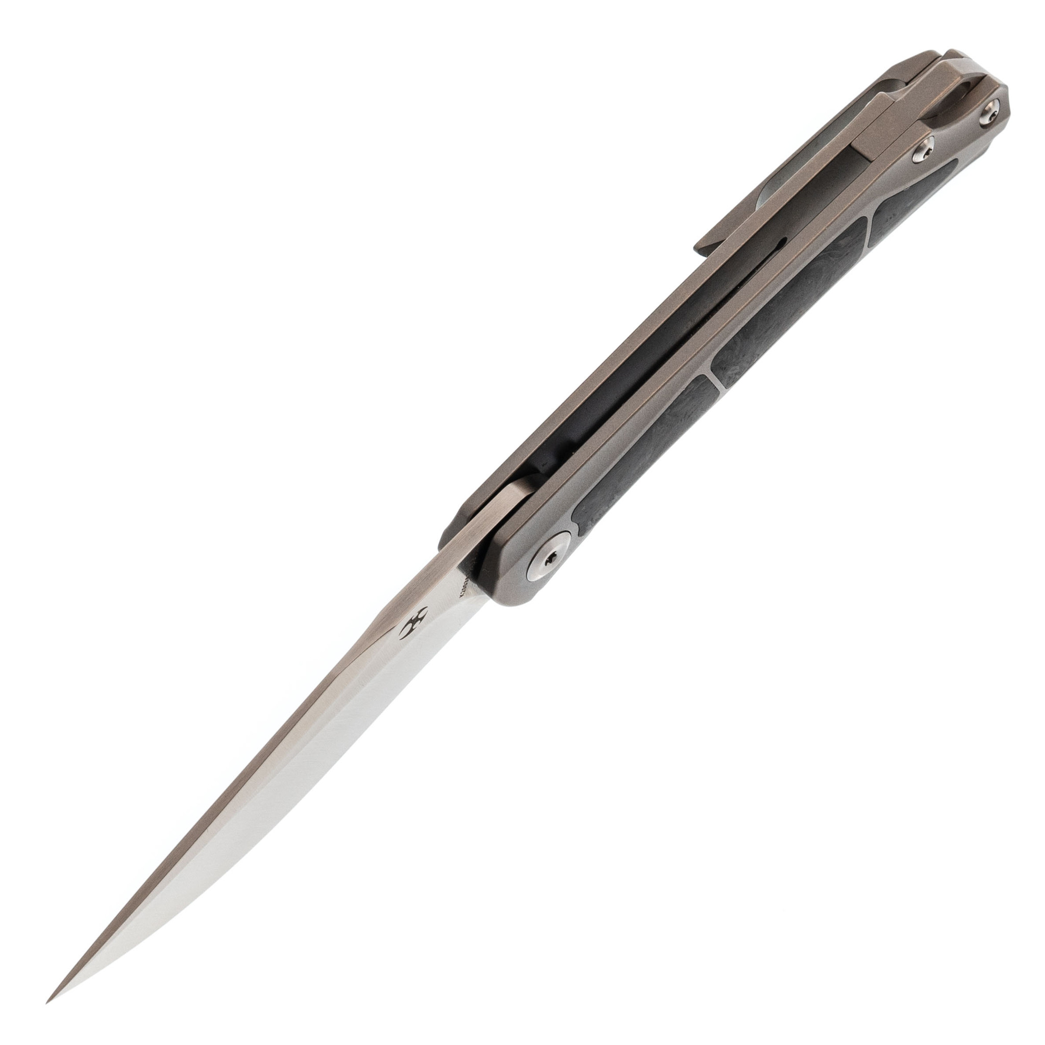 Складной нож Kansept knives Gremlin, сталь CPM-S35VN, титан/карбон - фото 2