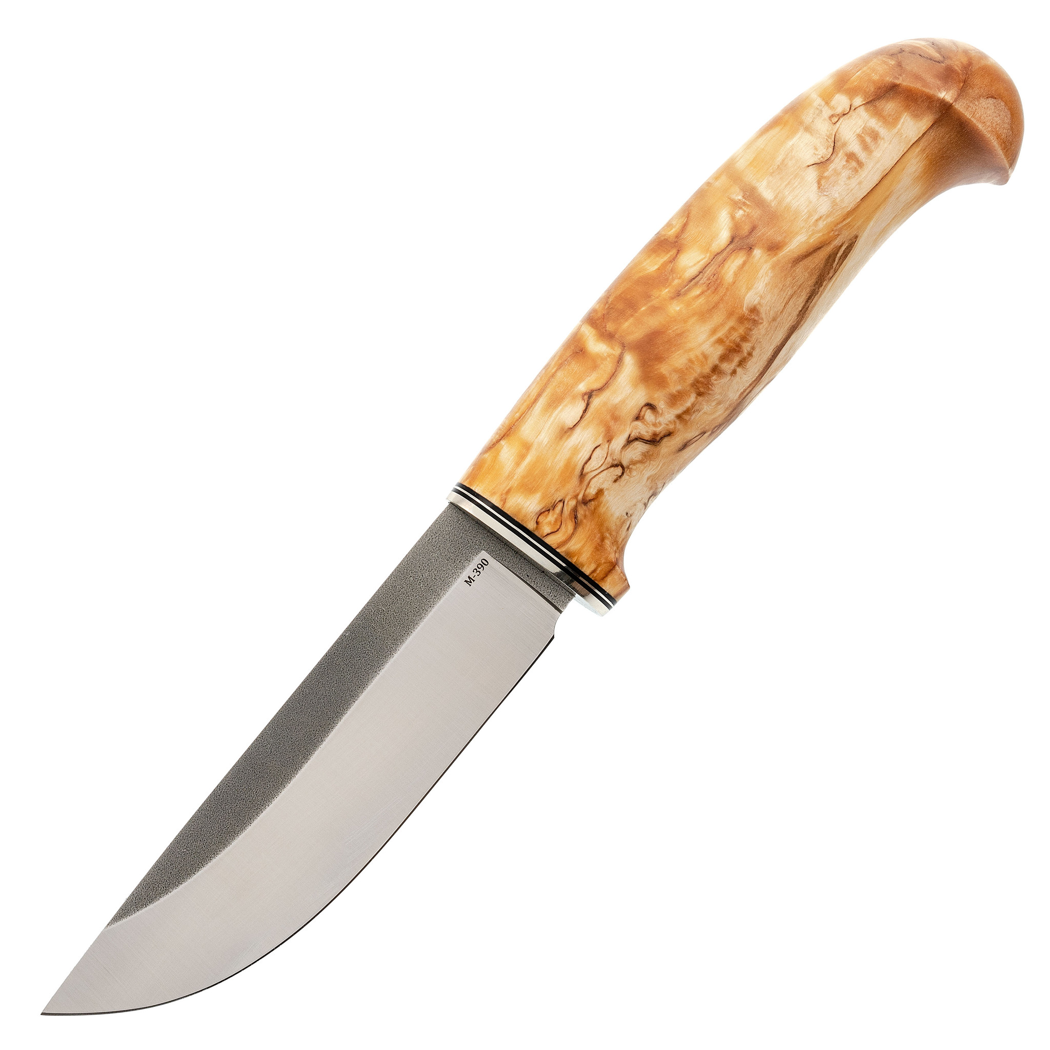 Нож Барбус, сталь M390, карельская береза