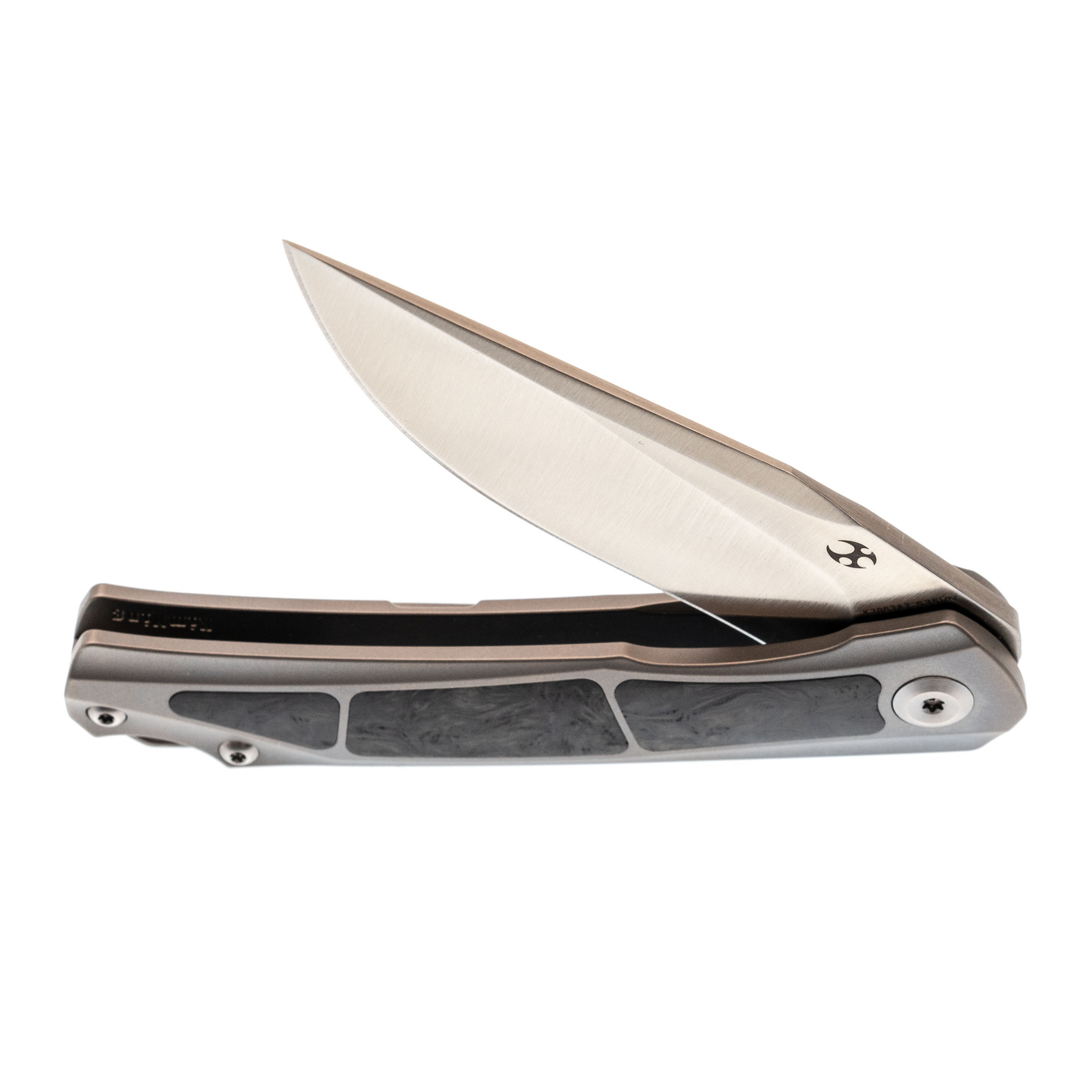 Складной нож Kansept knives Gremlin, сталь CPM-S35VN, титан/карбон - фото 8