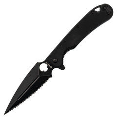 Фото Складной нож Daggerr Arrow Flipper Full Serrated, сталь D2