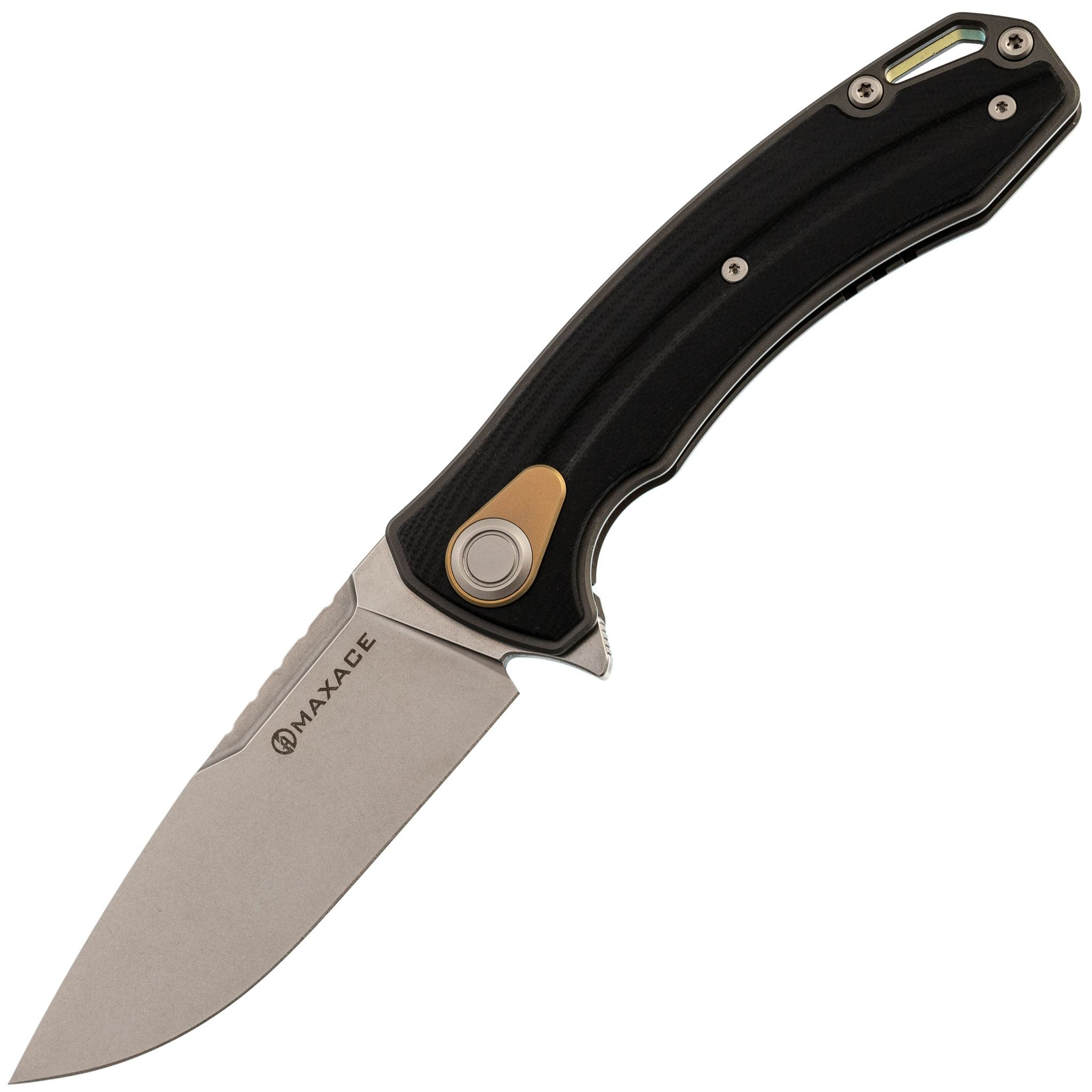 Складной нож Maxace Balance-M 2.0 Black, сталь M390, G10 - фото 1