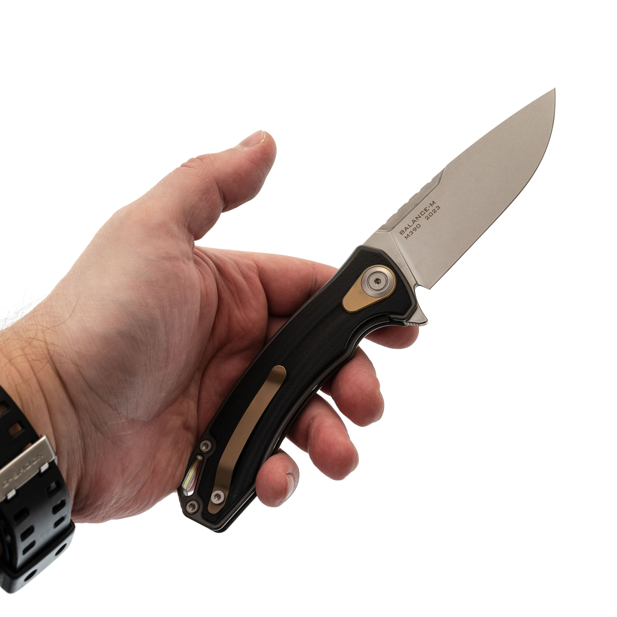 Складной нож Maxace Balance-M 2.0 Black, сталь M390, G10 - фото 6