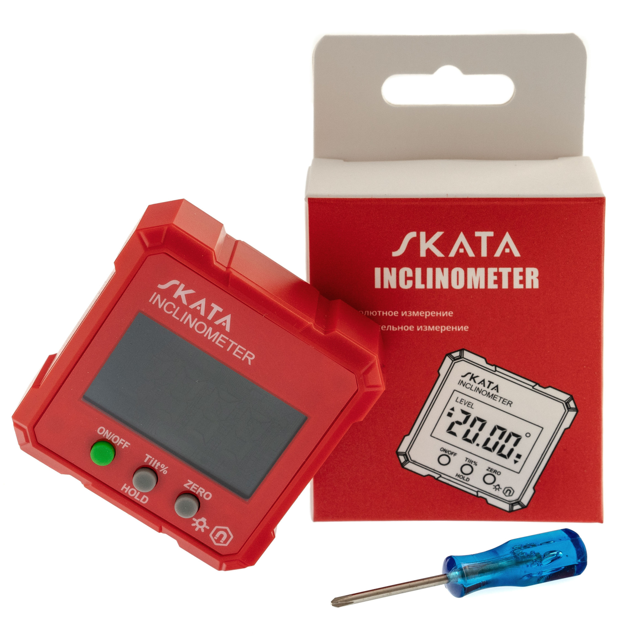 Угломер электронный с магнитным основанием, SKATA Inclinometer - фото 6