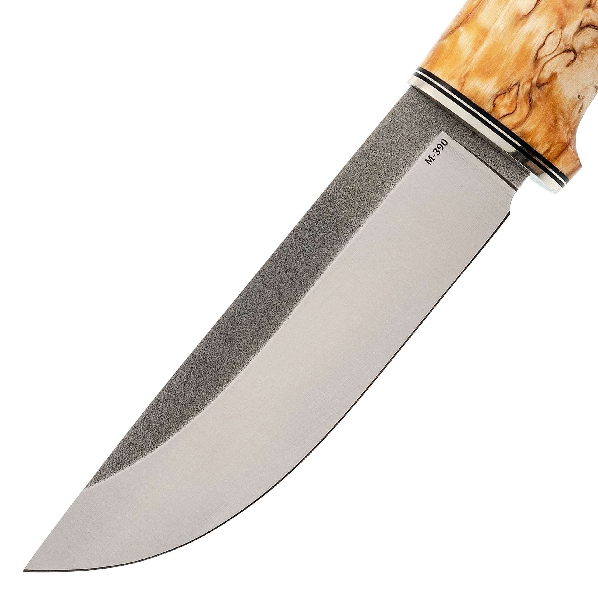Нож Барбус, сталь M390, карельская береза - фото 2