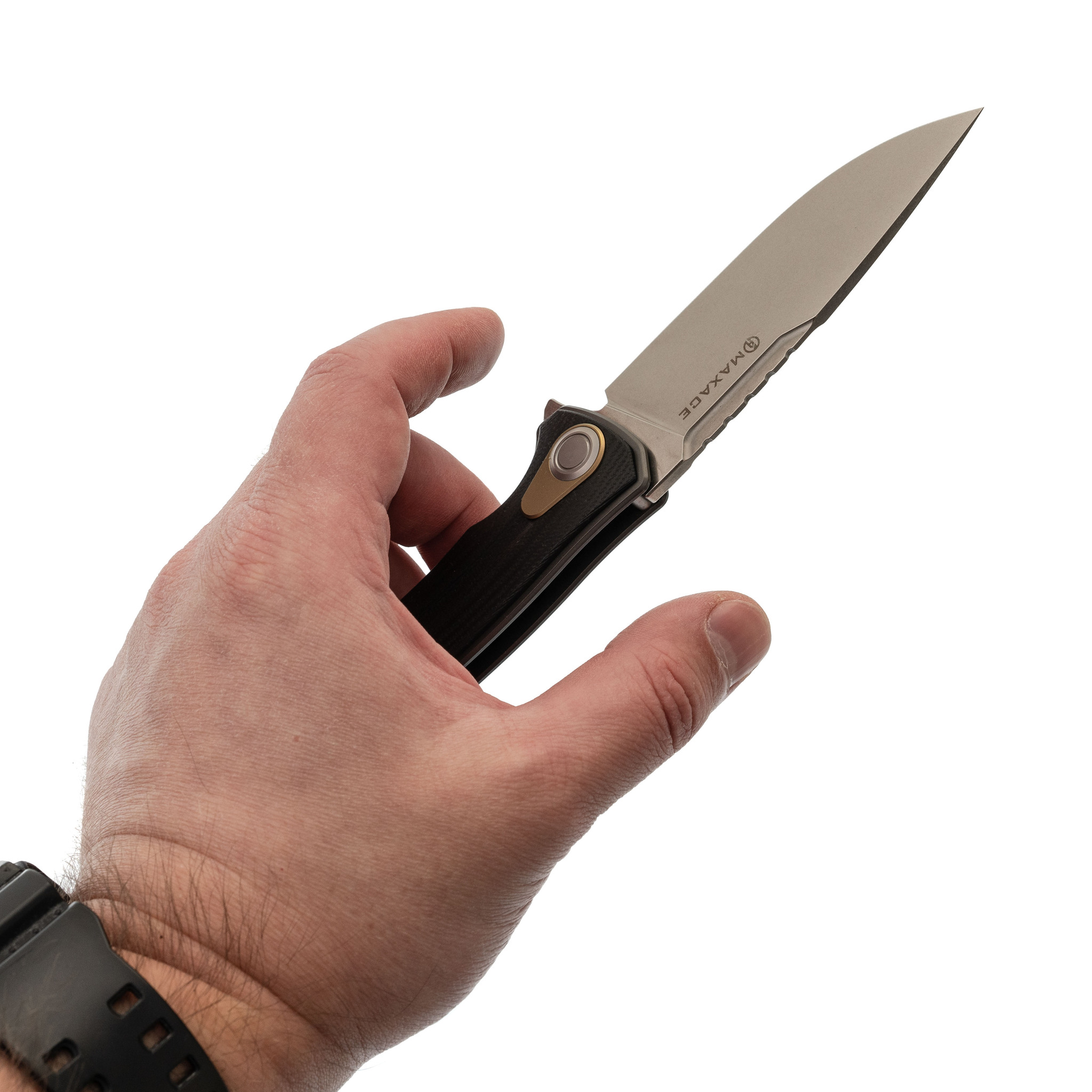 Складной нож Maxace Balance-M 2.0 Black, сталь M390, G10 - фото 7