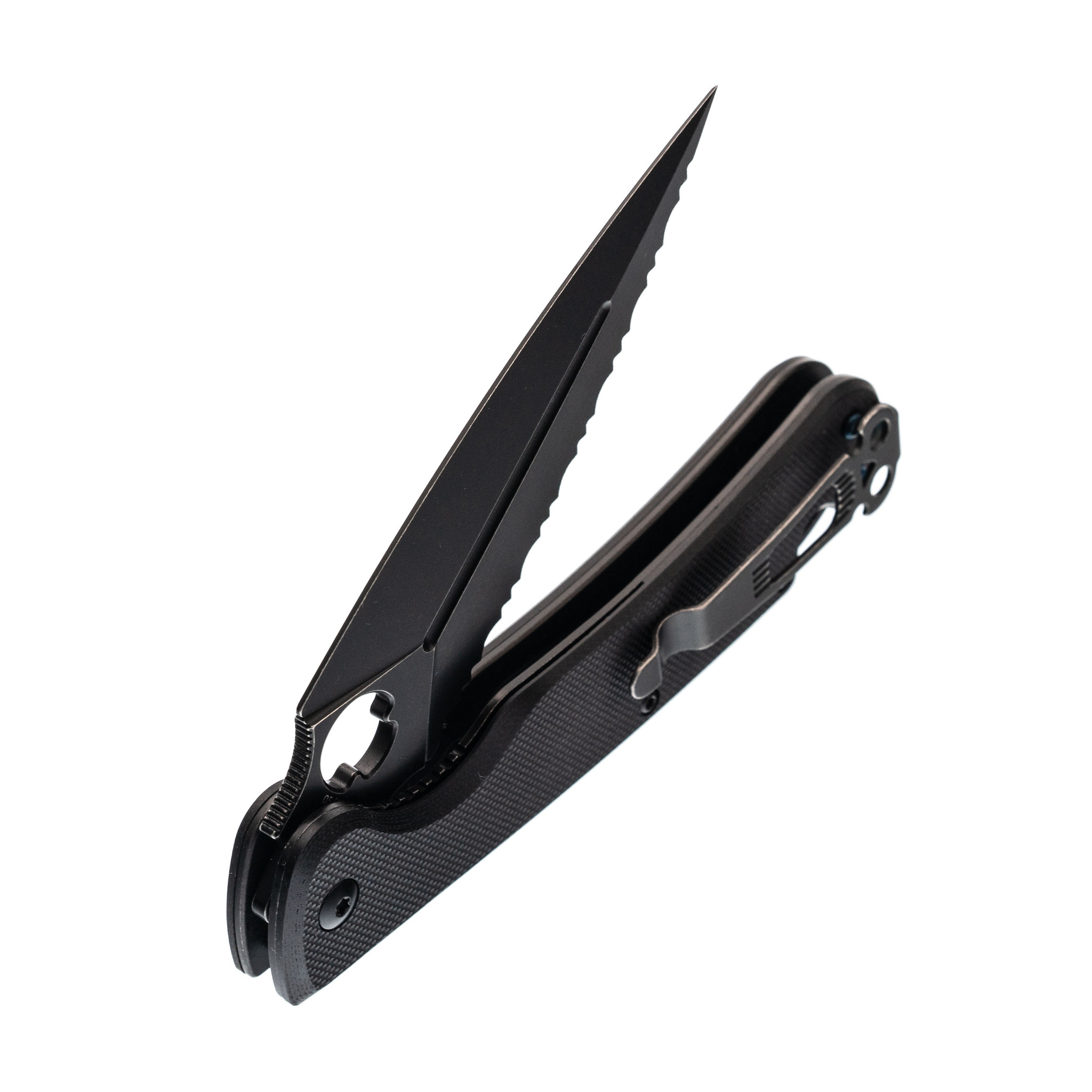 фото Складной нож daggerr arrow flipper full serrated, сталь d2