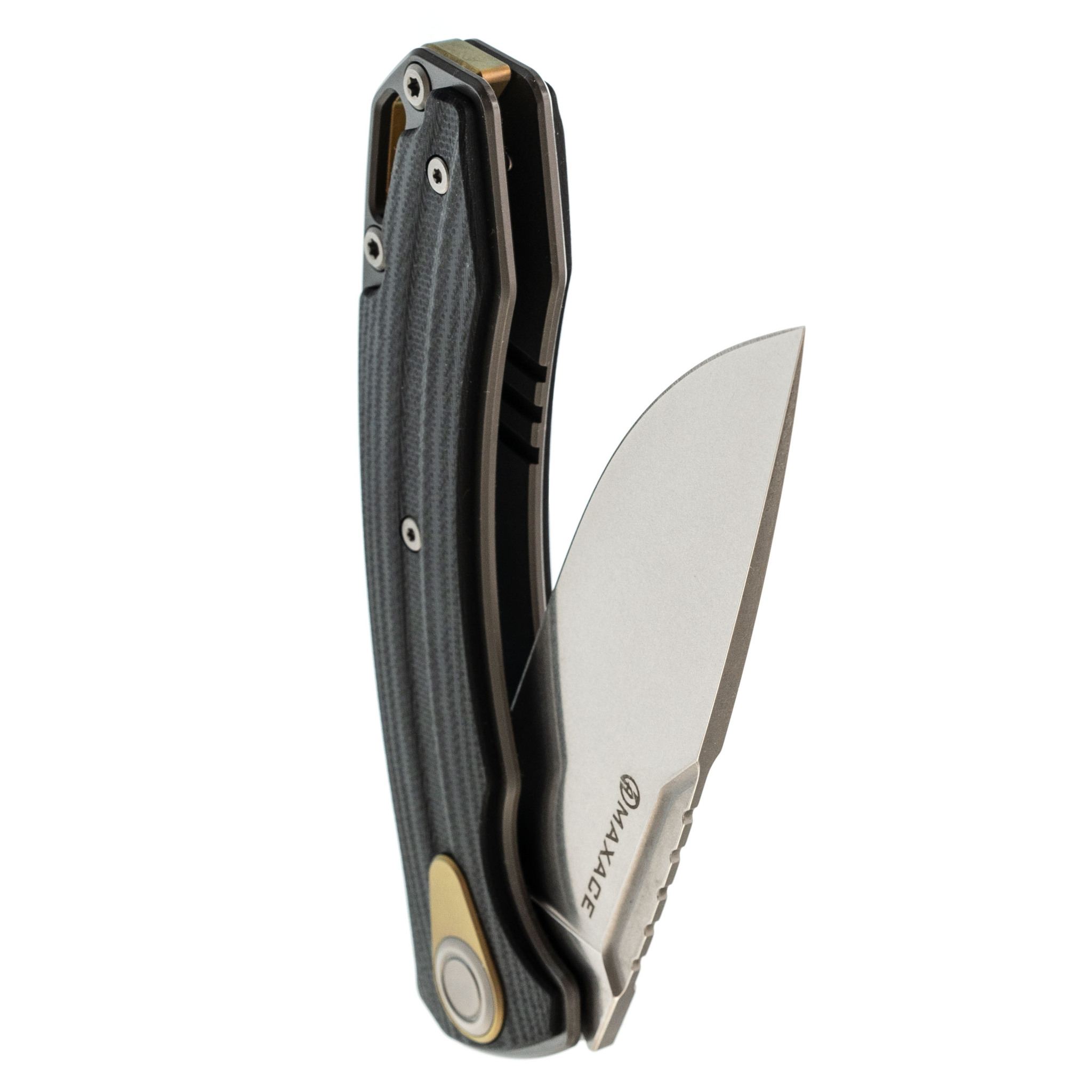 Складной нож Maxace Balance-M 2.0 Black, сталь M390, G10 - фото 4