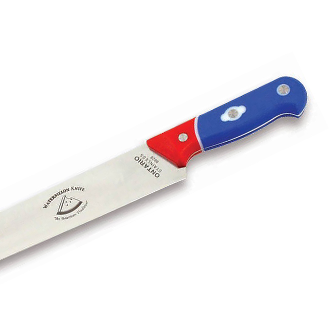 Арбузный нож OKC, сталь 440C, рукоять термопластик Zytel®, красно-синий - фото 2
