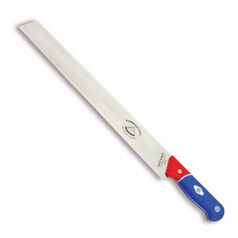 Арбузный нож OKC, сталь 440C, рукоять термопластик Zytel®, красно-синий - фото 3