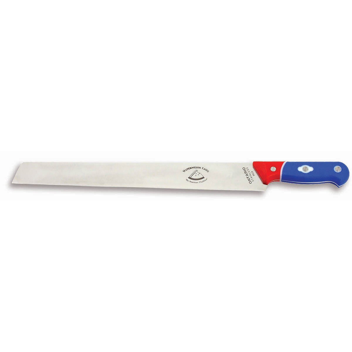 Арбузный нож OKC, сталь 440C, рукоять термопластик Zytel®, красно-синий - фото 4