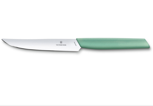 Нож для стейка Swiss Modern Victorinox, 12 см, зеленый от Ножиков