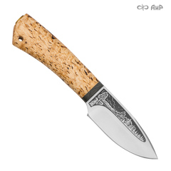 Фото Нож Добрый, карельская береза, 95х18