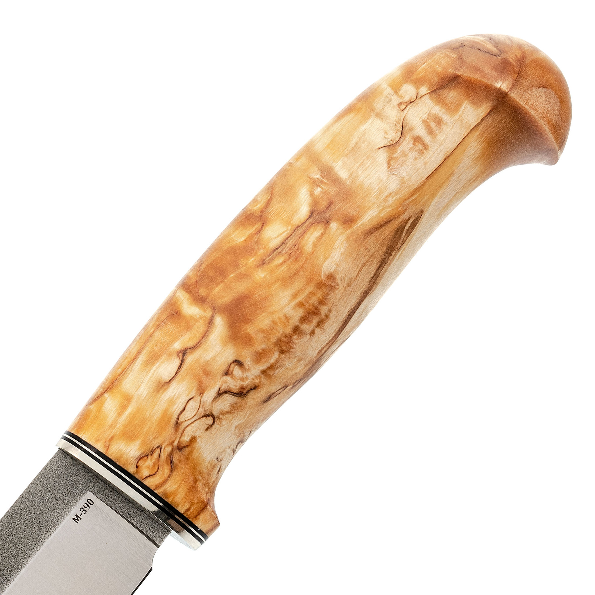 Нож Барбус, сталь M390, карельская береза - фото 3