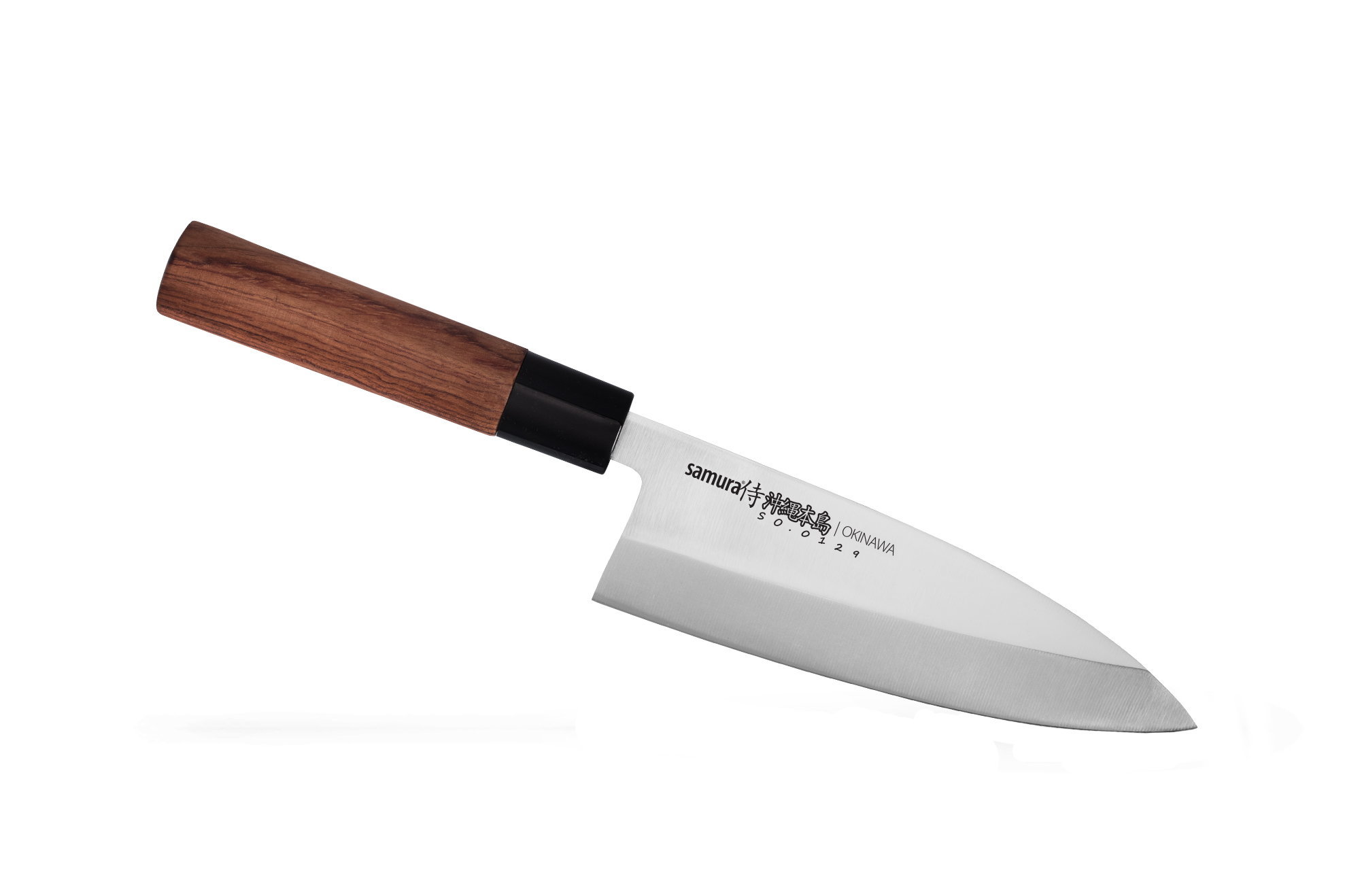 фото Нож кухонный "samura okinawa" деба 170 мм, aus-8, палисандр