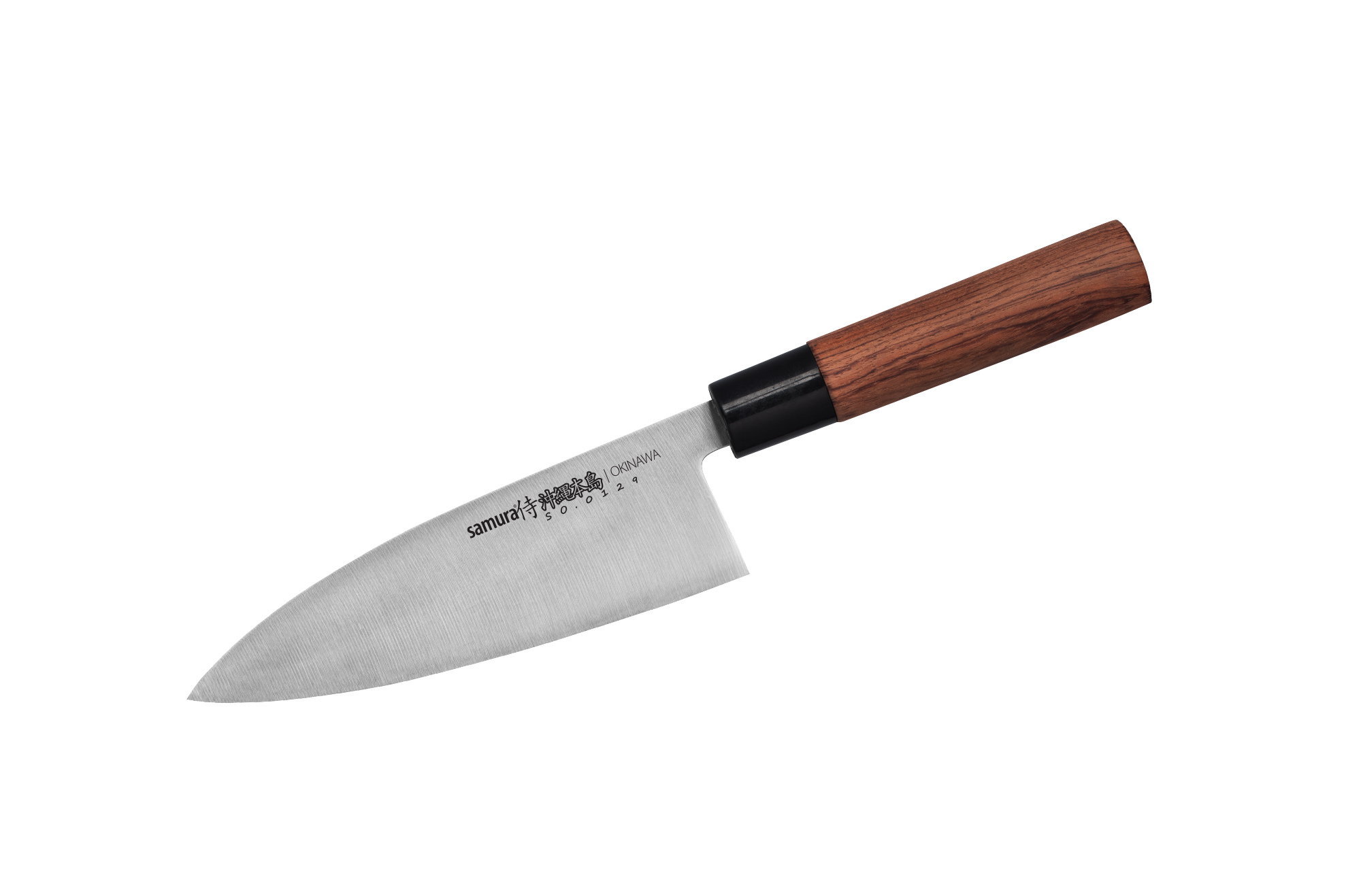 фото Нож кухонный "samura okinawa" деба 170 мм, aus-8, палисандр