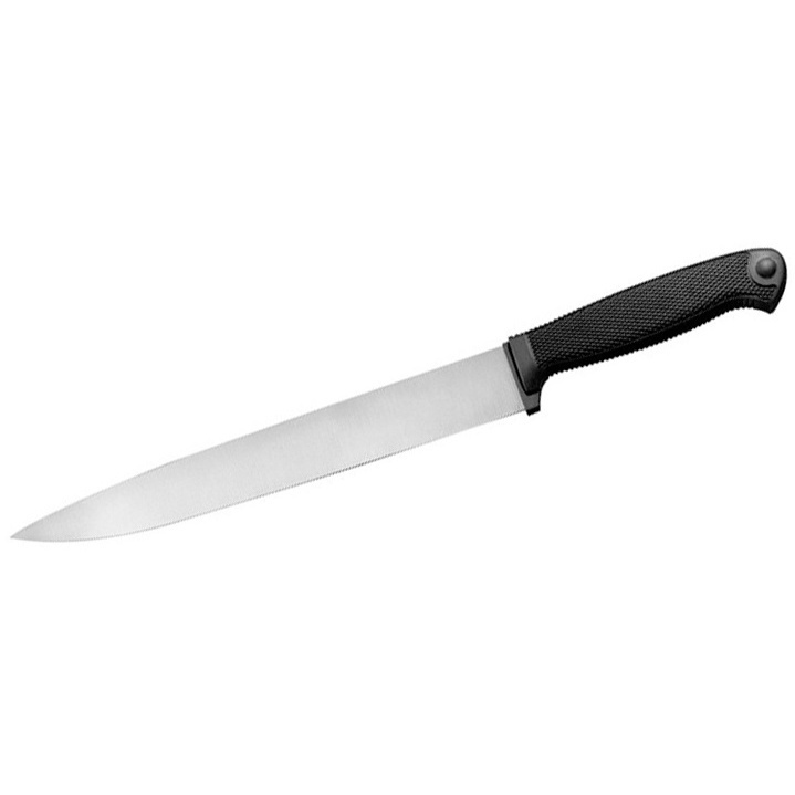 Кухонный нож Cold Steel Slicer Knife (Kitchen Classics) 59KSLZ, сталь 4116, рукоять пластик складной нож cold steel pocket bushman 95fb сталь 4116 рукоять нержавеющая сталь