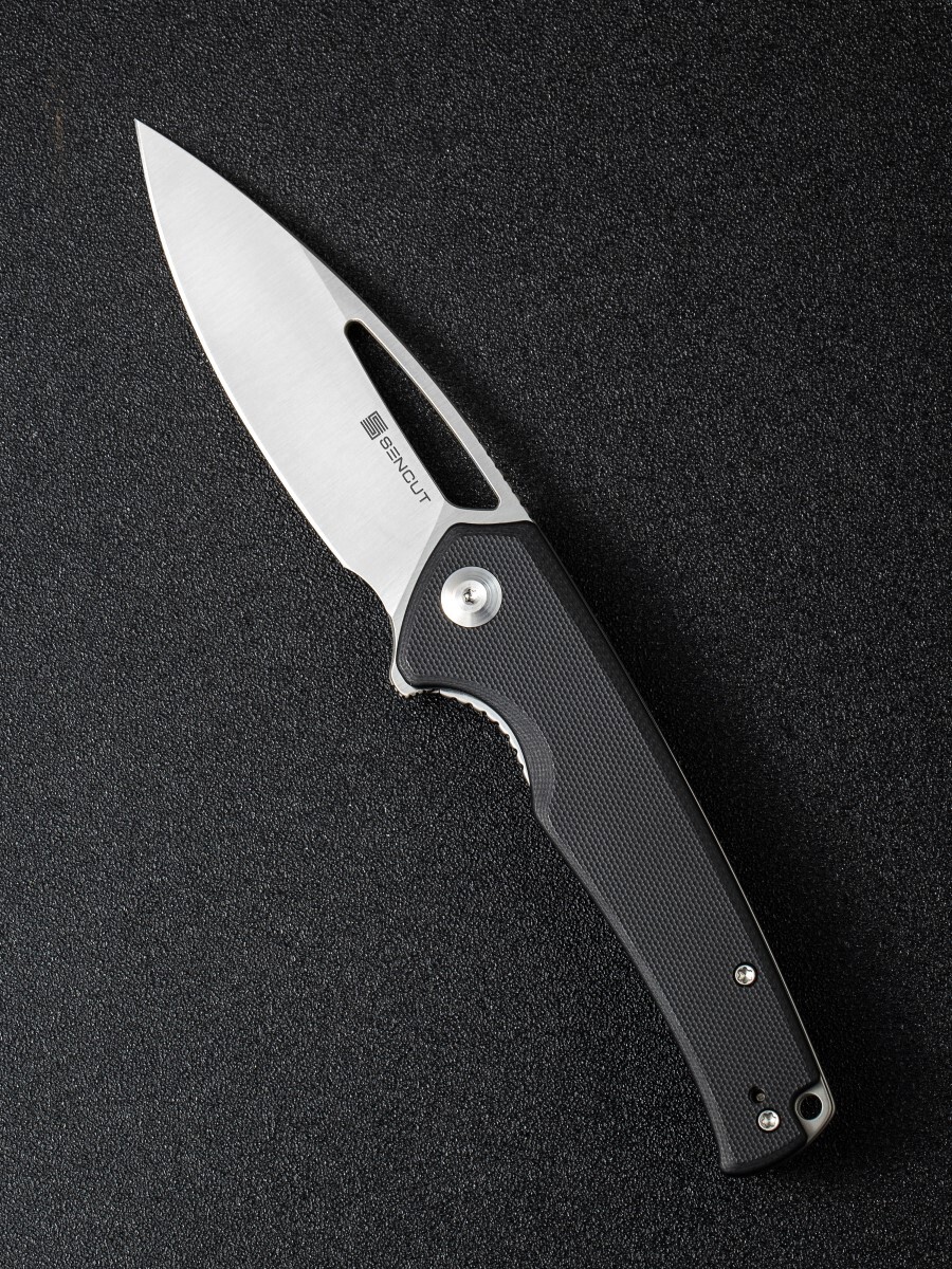 Складной нож Sencut Mims, сталь 9Cr18MoV, рукоять G10, black - фото 8