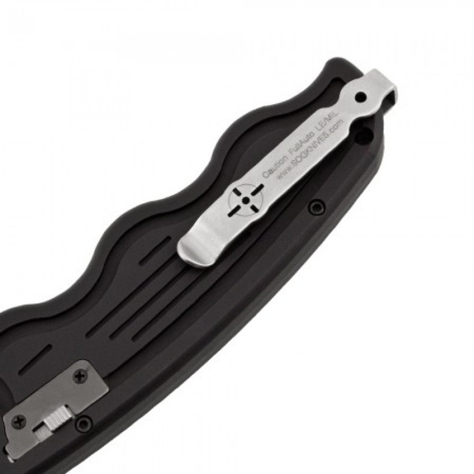 Складной автоматический нож SOG-TAC ST01, сталь Aus 8, рукоять алюминий - фото 7