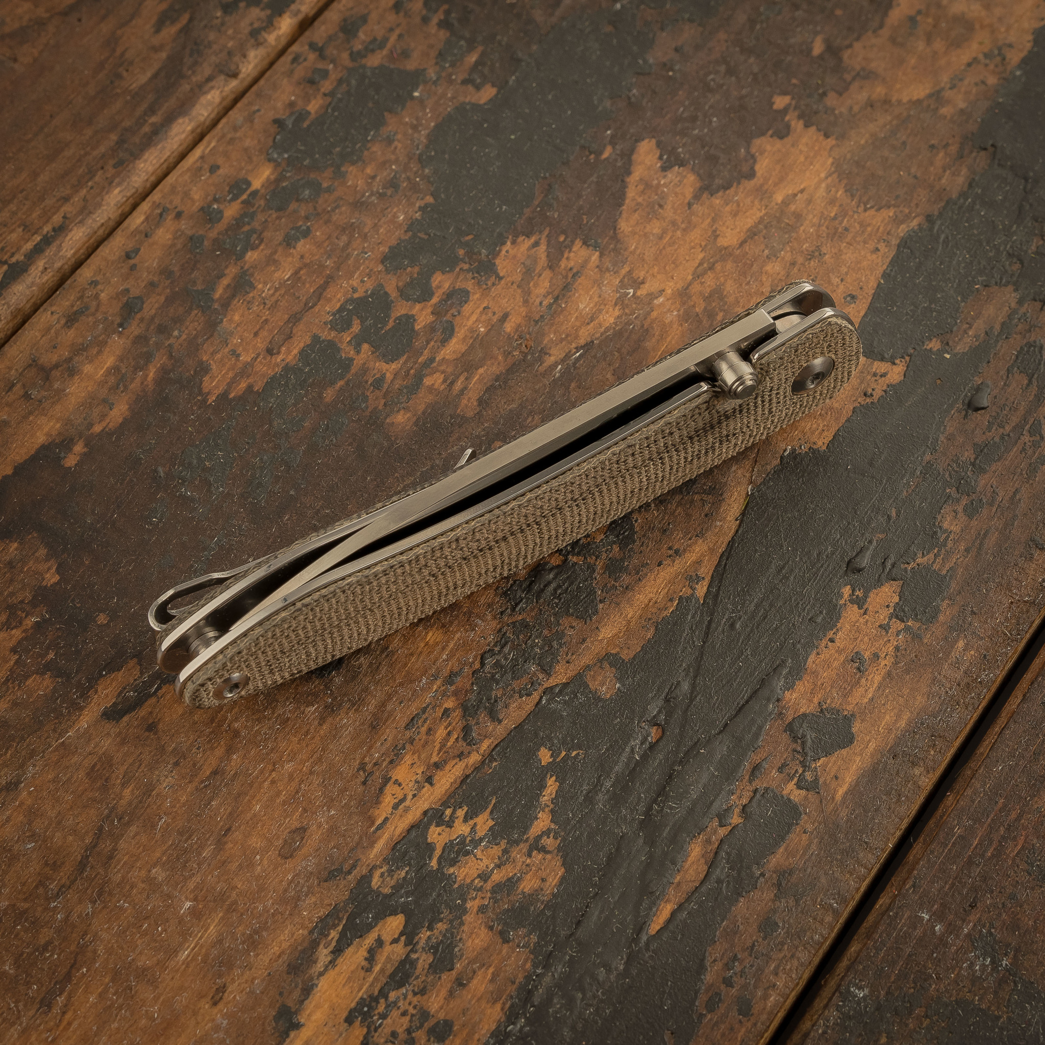 Складной нож CJRB Ria, сталь AR-RPM9, Micarta от Ножиков