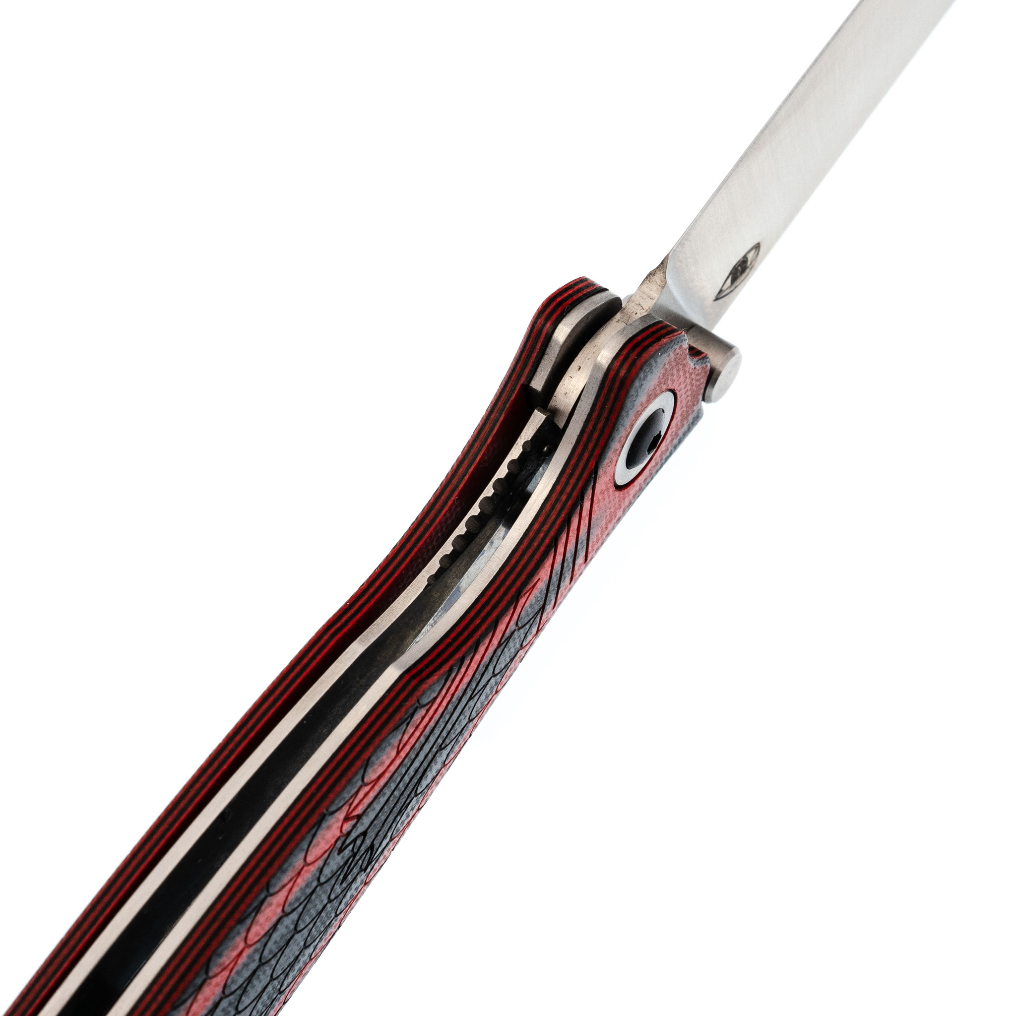 Складной нож филейный Лаврак, сталь AUS-8, красный - фото 3