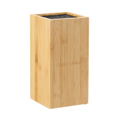 Фото Подставка для ножей Okroshka Bamboo, бамбук