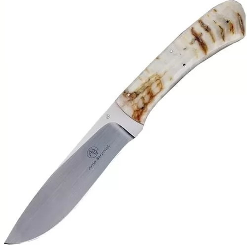 Нож с фиксированным клинком Arno Bernard Buffalo, сталь N690, рукоять рог барана нож с фиксированным клинком gerber river shorty