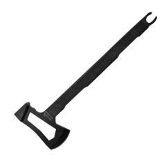 Фото Топор туристический Camillus Crash Breaching Tool, сталь 3Cr13, рукоять термопластик GRN, чёрный