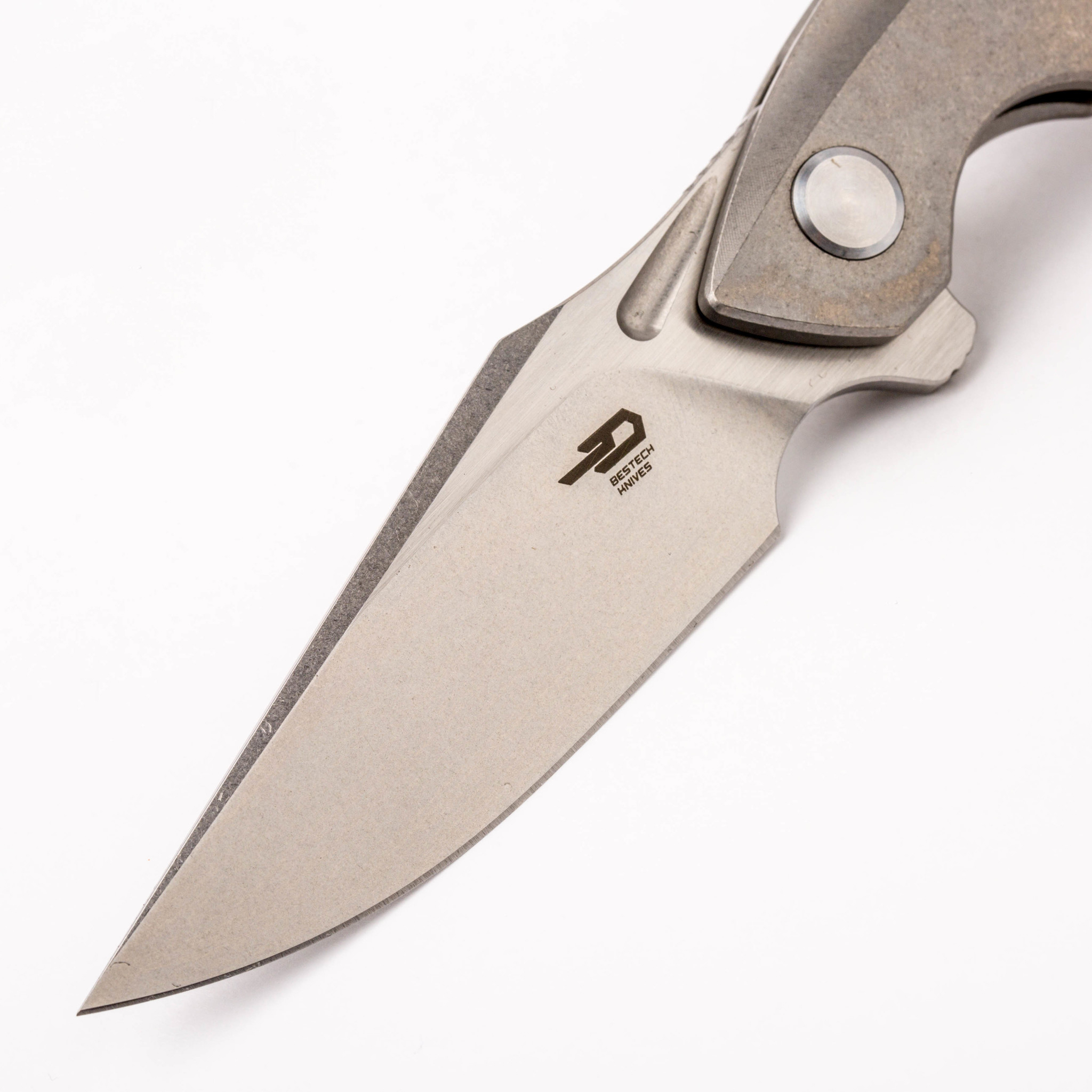 Складной нож Bestech GHOST BT1905A, сталь S35VN, рукоять титан - фото 2