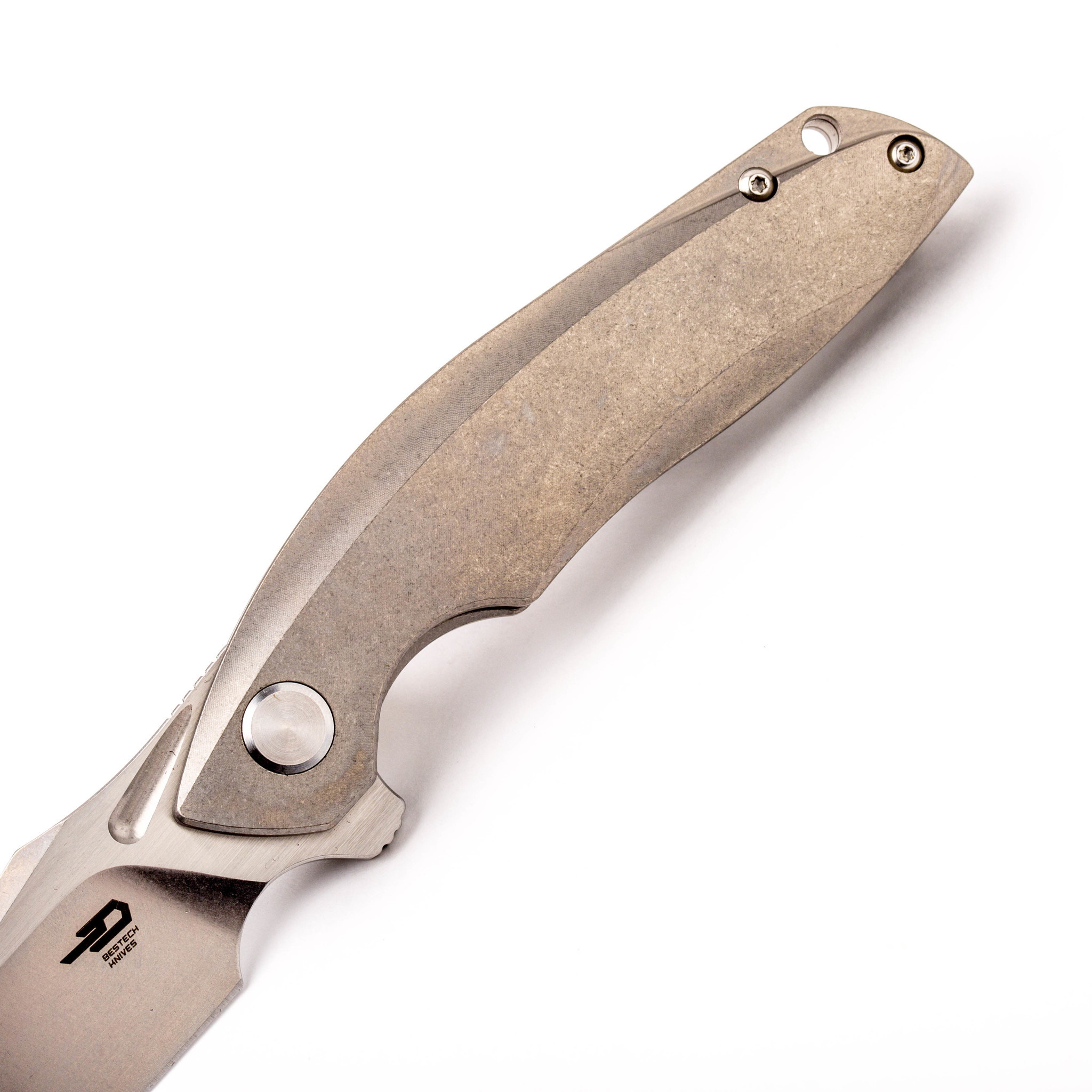 Складной нож Bestech GHOST BT1905A, сталь S35VN, рукоять титан - фото 3