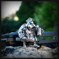 Фото Бусина для темляка Пират, мельхиор