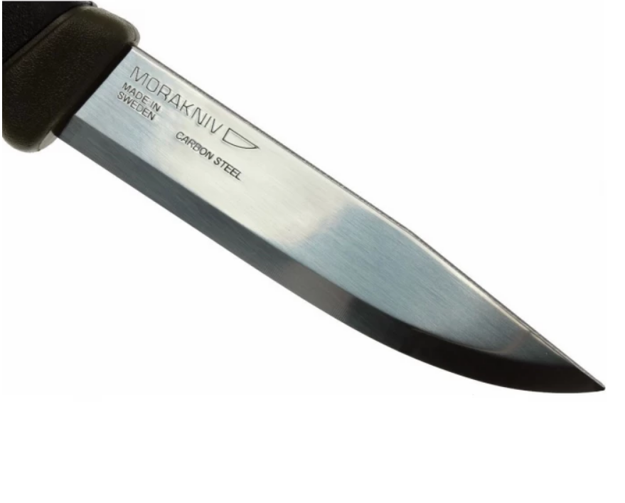 Нож с фиксированным лезвием Morakniv Companion MG (C), углеродистая сталь, рукоять резина/пластик, цвет хаки - фото 2