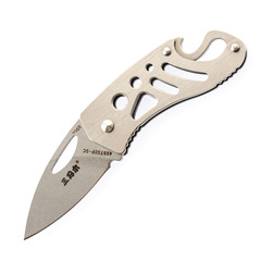 Фото Складной нож-брелок Sanrenmu 4057, сталь 8Cr13MoV, рукоять сталь