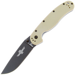 Фото Нож складной Ontario RAT-1, сталь D2, рукоять термопластик GRN, black/tan