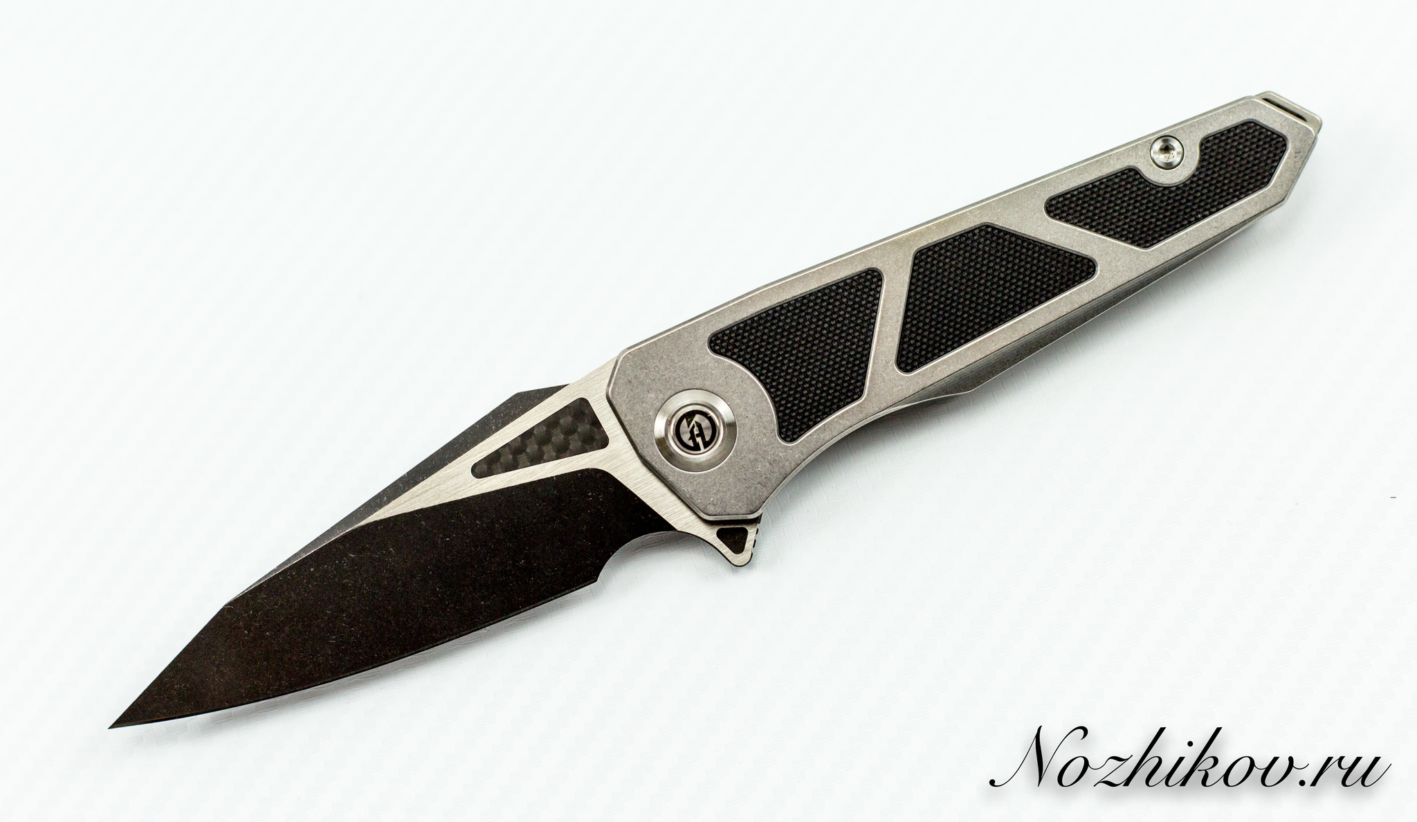 

Складной нож Maxace Lanius Black, сталь 14C28N