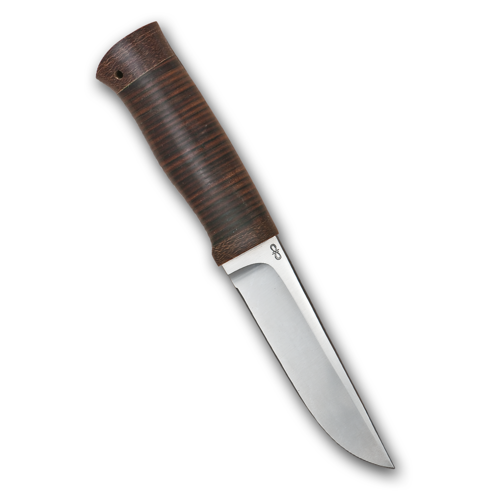 Нож Следопыт, АиР, кожа, 95х18 темляк для складного ножа с бусиной heart rn b r