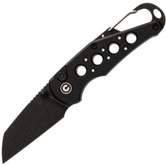 Фото Раскладной нож CIVIVI Pragma, сталь Nitro-V с покрытием Black Stonewash, рукоять алюминий, черный