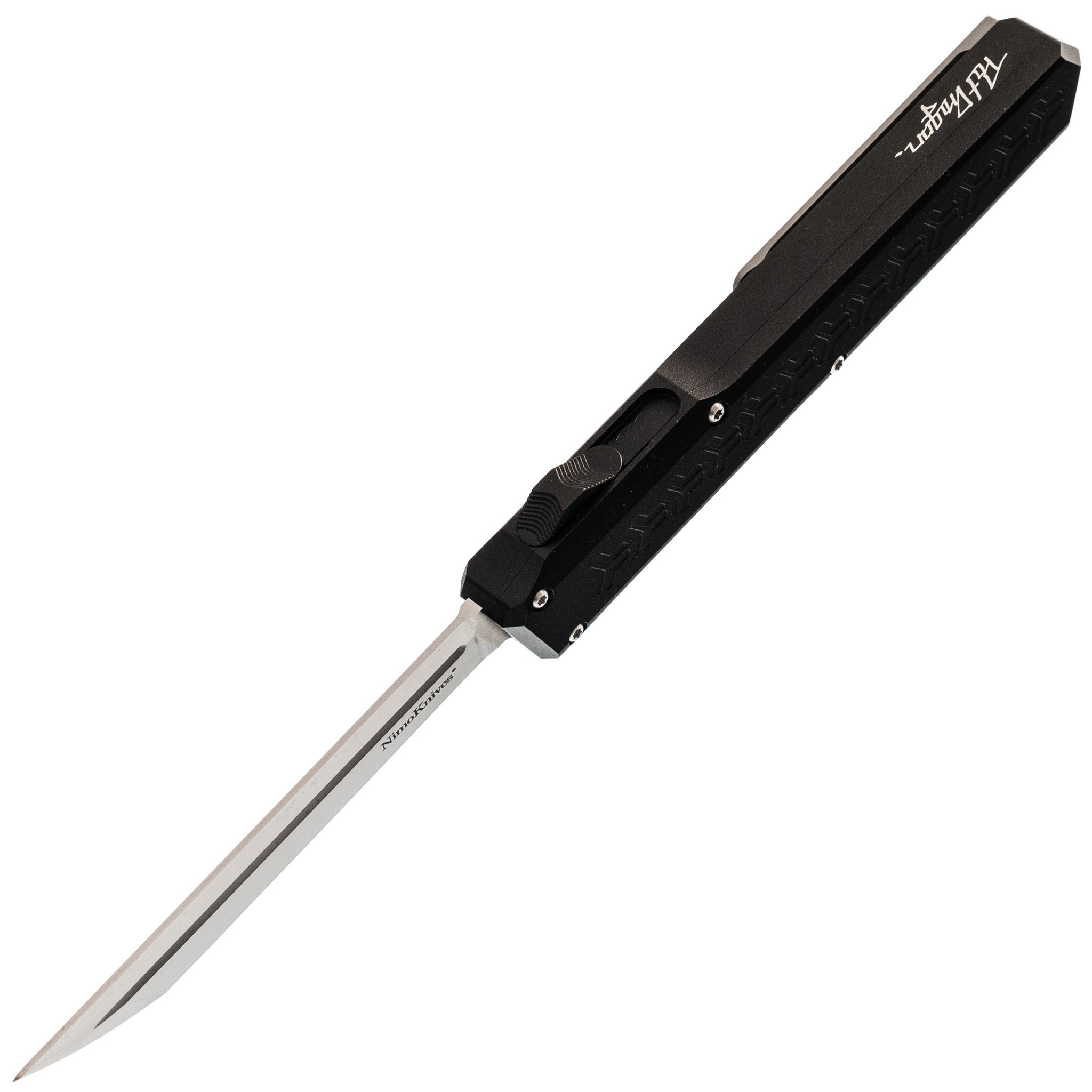 Автоматический выкидной нож Nimo Black, сталь D2 - фото 2