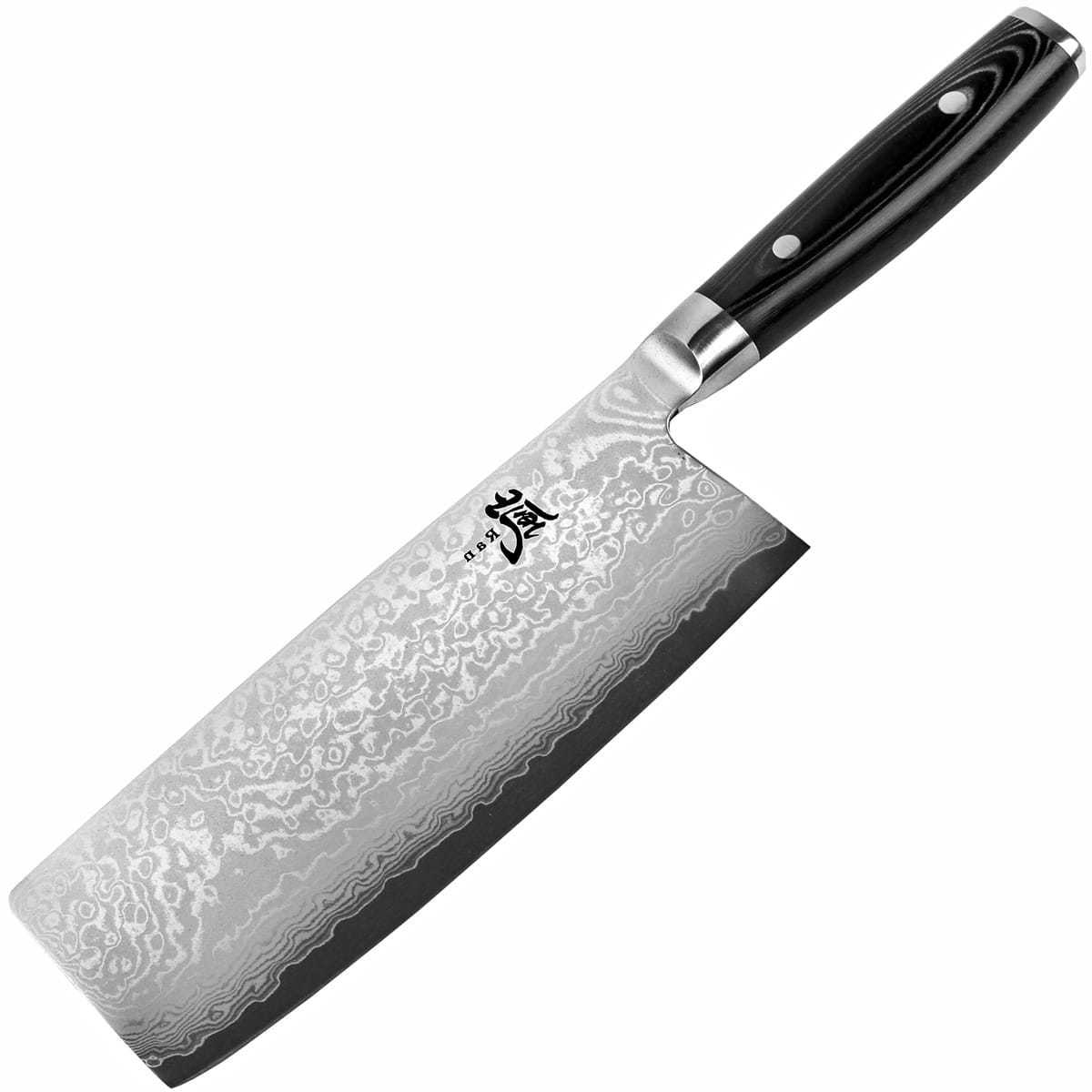 Нож кухонный «китайский шеф» 18 см, (69 слоев) дамасская сталь