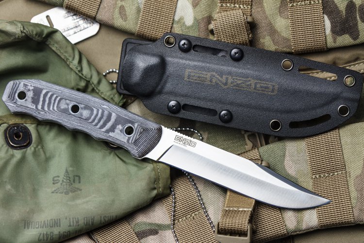 Нож Enzo AUS-8 SW, микарта, Kizlyar Supreme - фото 6