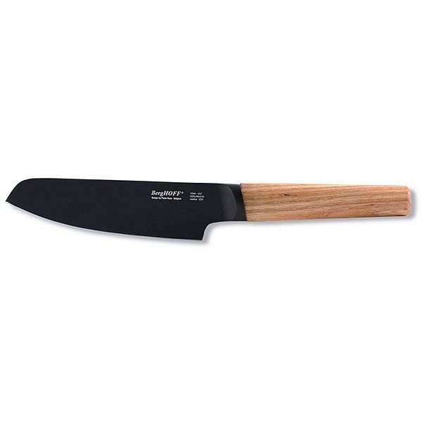 Нож для овощей Ron 120 мм, BergHOFF, 3900017, сталь X30Cr13, дерево, коричневый