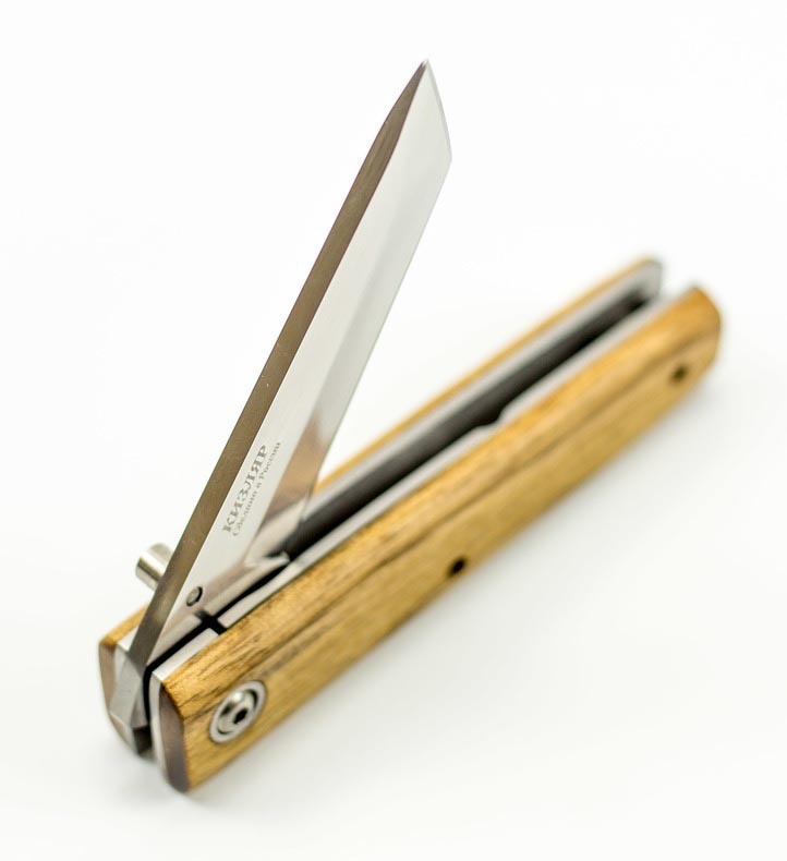 Складной нож Танто, сталь X50CrMoV15, орех, Кизляр - фото 4