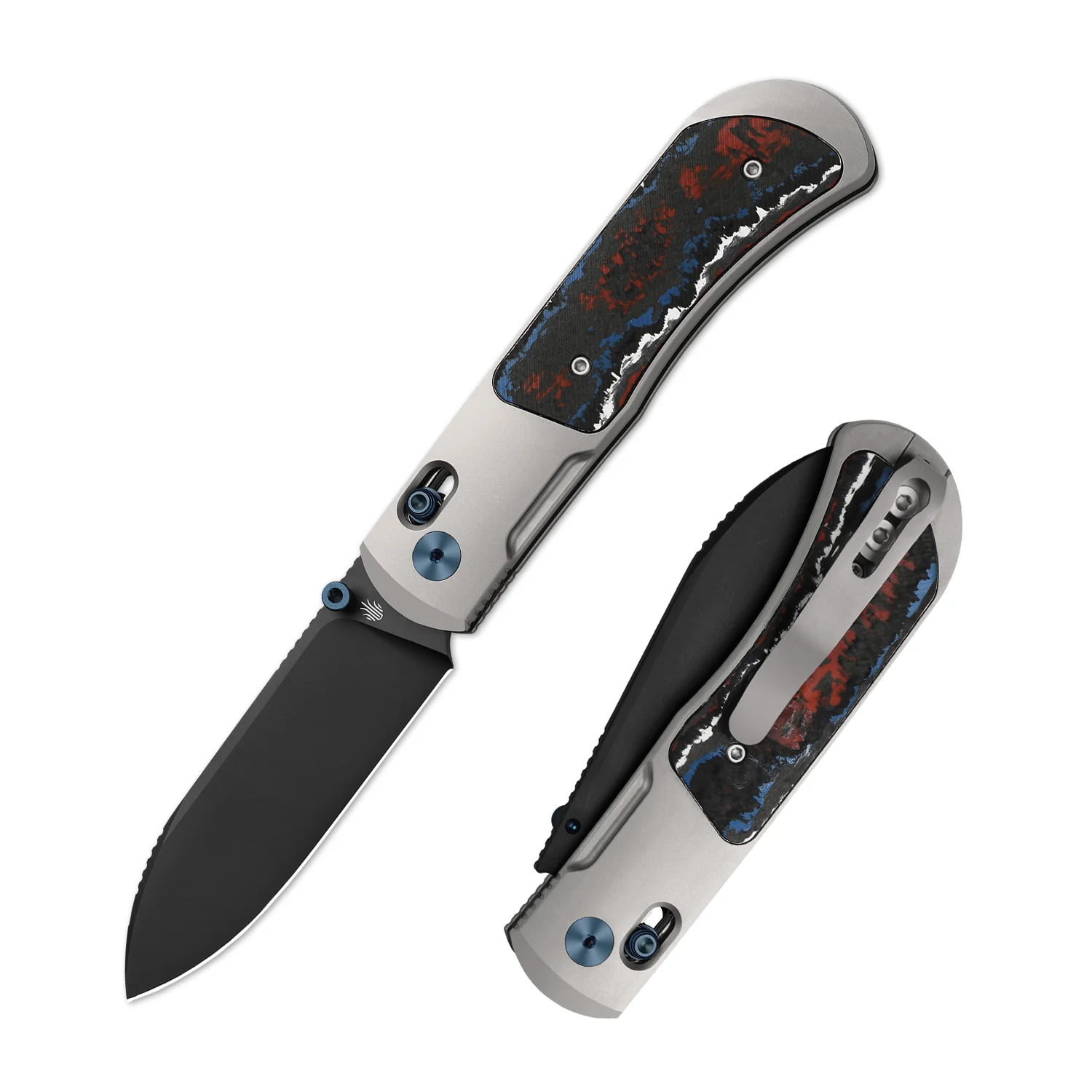 

Складной нож Kizer Tycho, сталь M390, рукоять титан/карбон