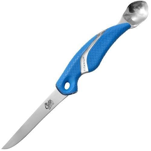 Нож с фиксированным клинком Cuda 5, сталь 4116, материал ABS-пластик/kraton