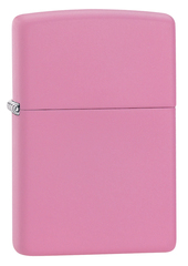 Фото Зажигалка ZIPPO Classic с покрытием Pink Matte, латунь/сталь, розовая, матовая, 36x12x56 мм