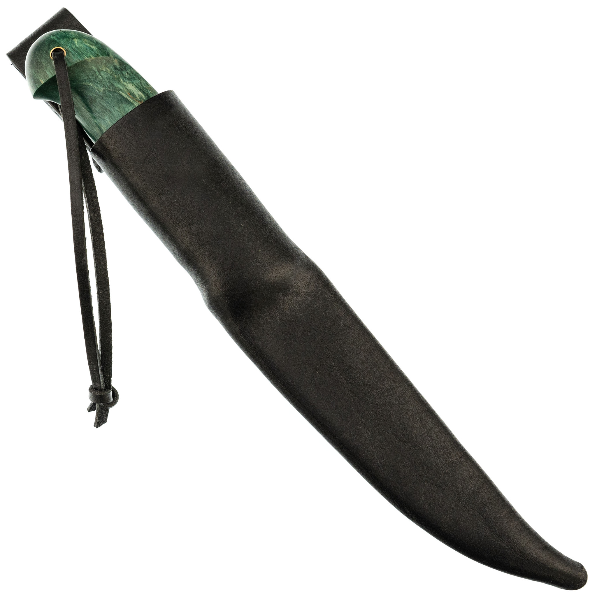 Нож Лиман, сталь х12мф, черный граб, дубок (латунь) - фото 6