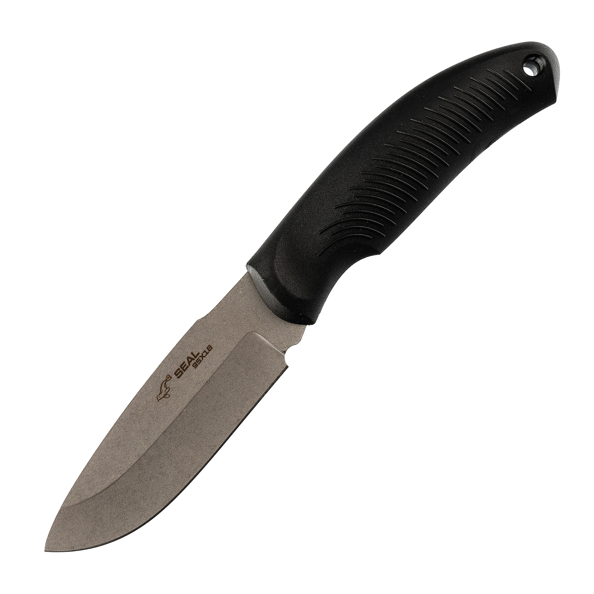 Нож Mr.Blade Seal oliva + огниво, сталь 95х18, рукоять эластрон
