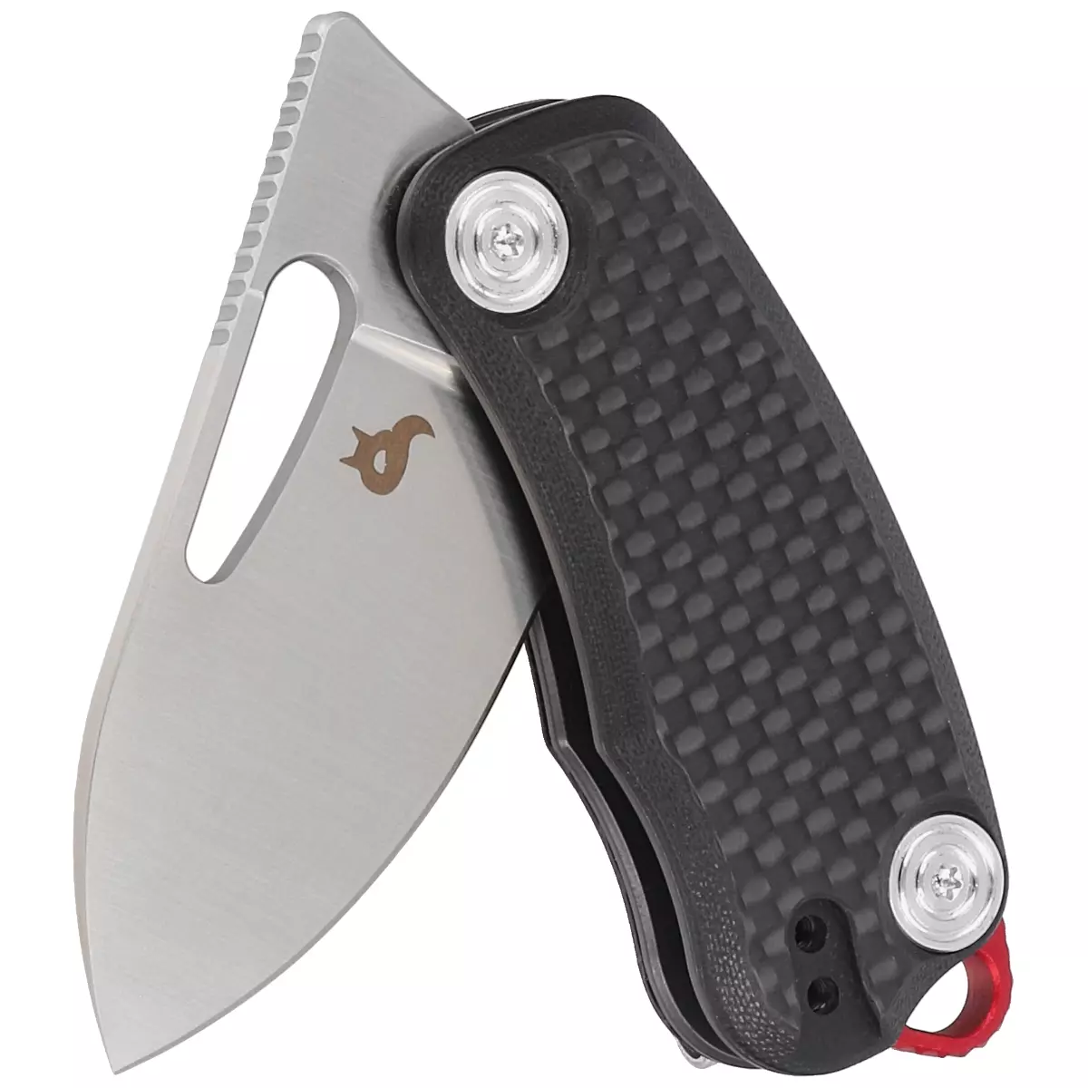 фото Складной нож fox nix, сталь d2, рукоять карбон, черный