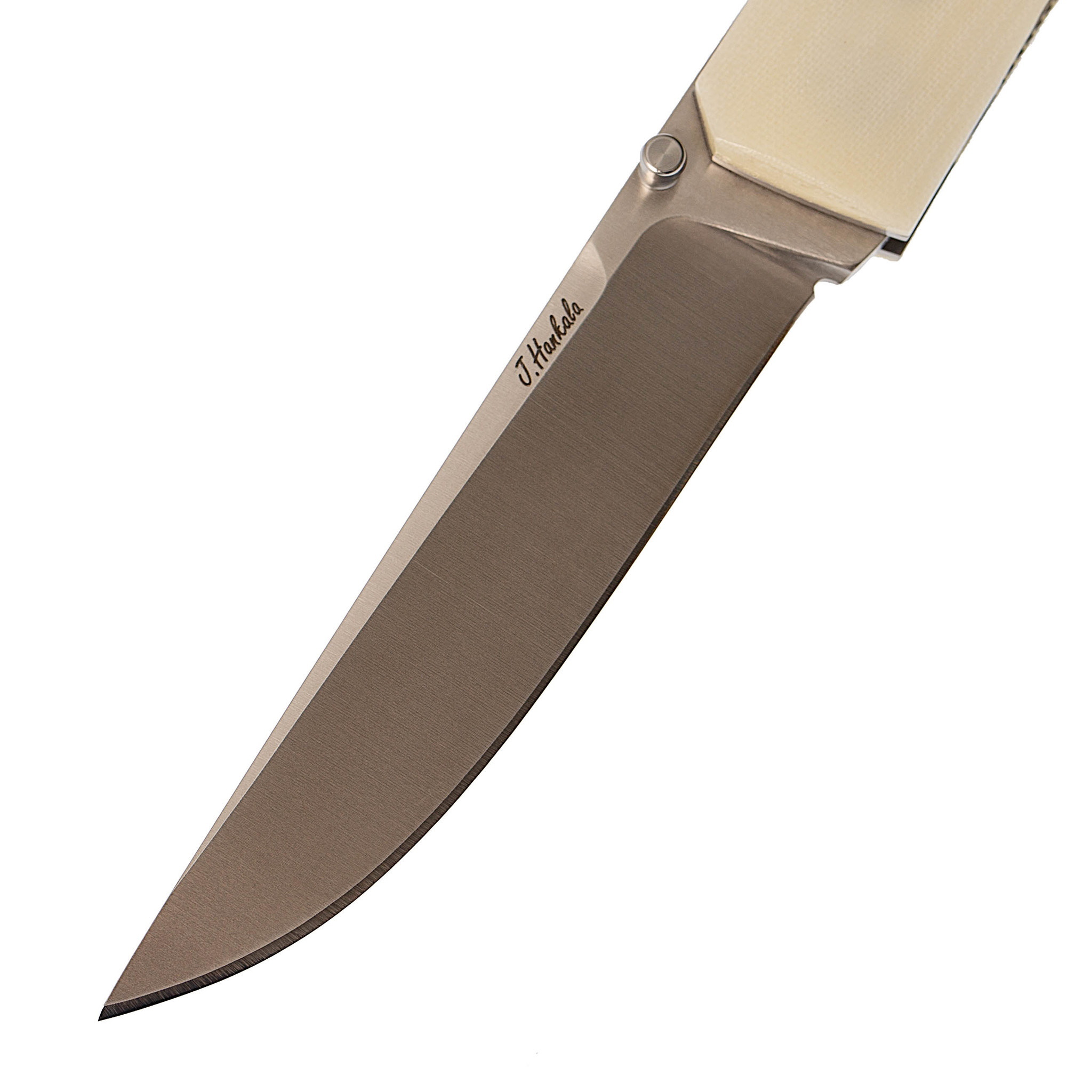 Складной нож Enzo Piili 85, Ivory Micarta, порошковая сталь ELMAX - фото 2