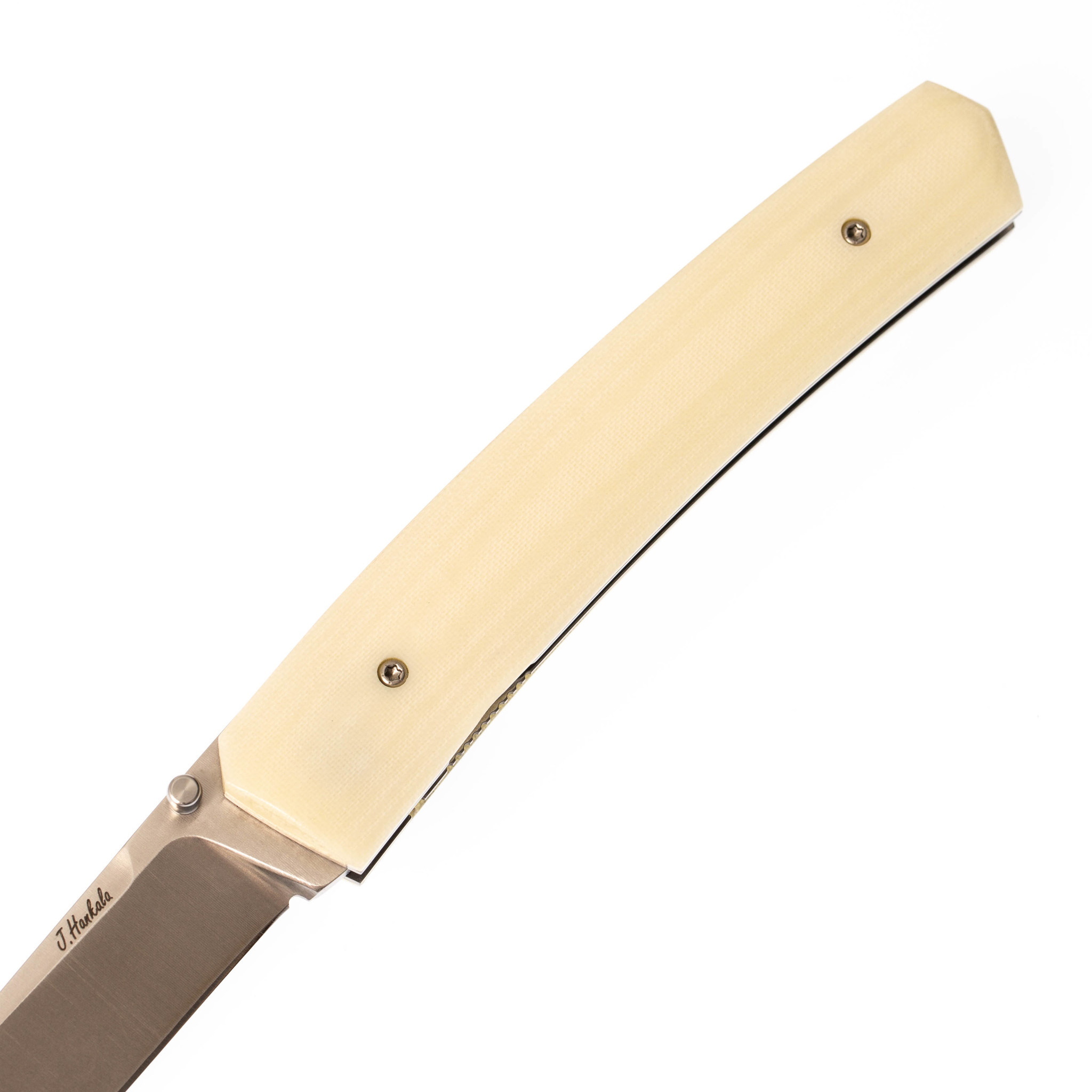 Складной нож Enzo Piili 85, Ivory Micarta, порошковая сталь ELMAX - фото 3